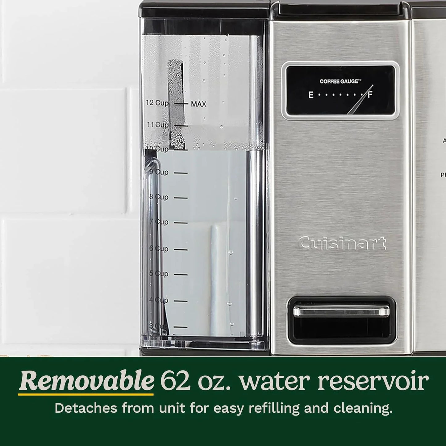 Cuisinart Coffee Maker, 12 Cup Programmable Drip, DCC-3000P1, Black