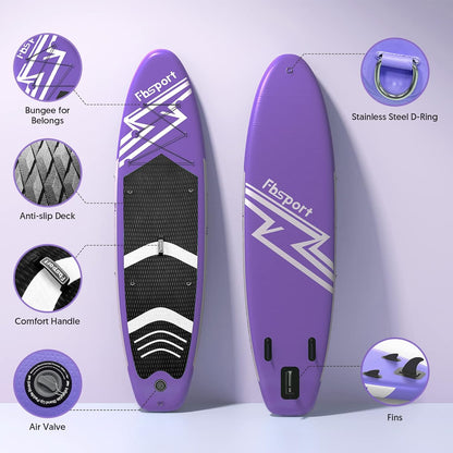 Premium Stand Up Paddle Board Yoga Board With Sup Accessories And Carry Bag