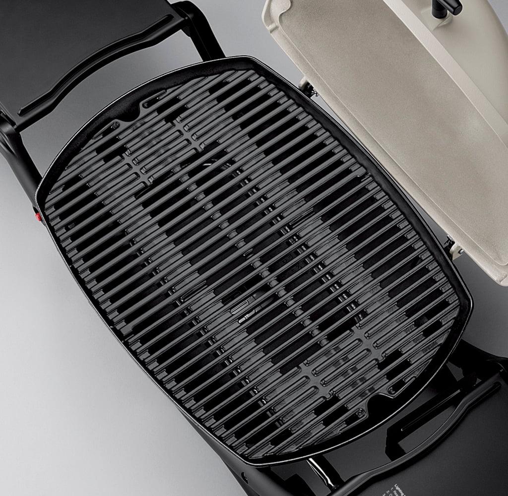 Weber Q 2200 Portable Gas Grill, 1-Burner, Titanium, 12,000 BTU, 280 Sq. In. Cooking Area