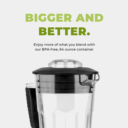Cleanblend Commercial Blender With 5-Year Full Warranty Performance Professional Countertop Blender
