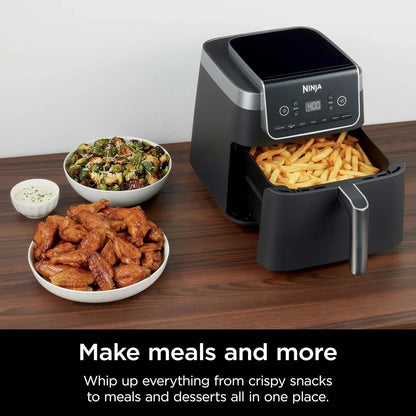 Ninja Air Fryer Pro 5-quart 4-in-1 Air Fryer That Air Fries Bakes Reheats And Dehydrates