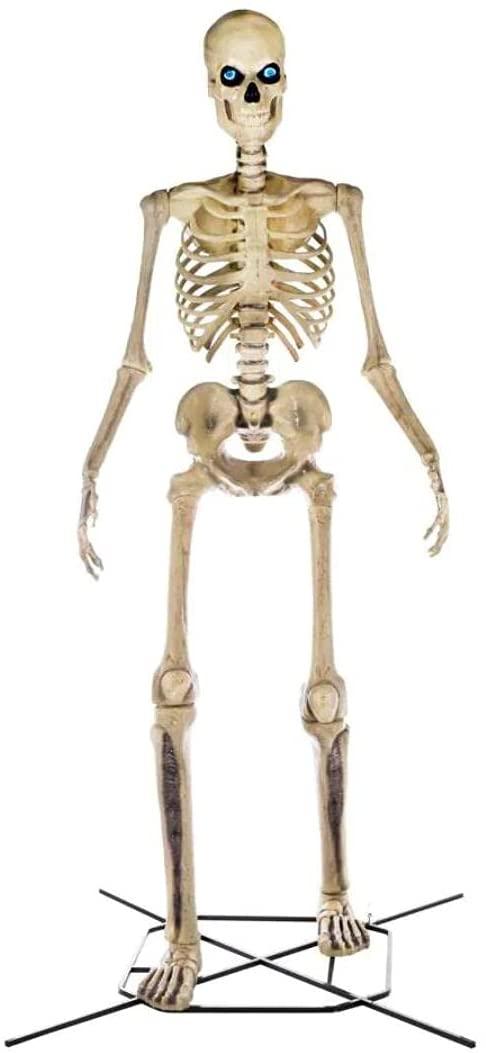 Home Accents 12 Ft. Giant-Sized Skeleton With LifeEyes NO250058