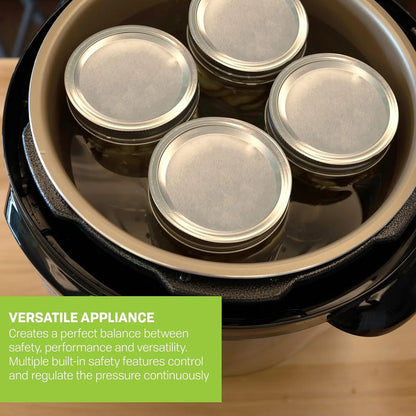 Carey DPC-9SS Smart Electric Pressure Cooker And Canner, Stainless Steel, 9.5 Qt